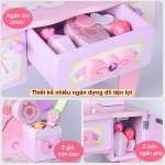 Bộ bàn trang điểm bằng gỗ cỡ lớn kèm ghế cho bé JYNC051