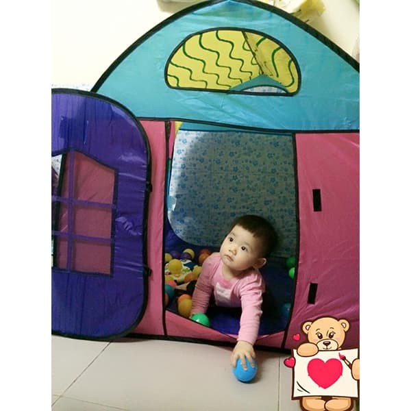 Bộ nhà bóng ngôi nhà đáng yêu và 40 bóng LR3138