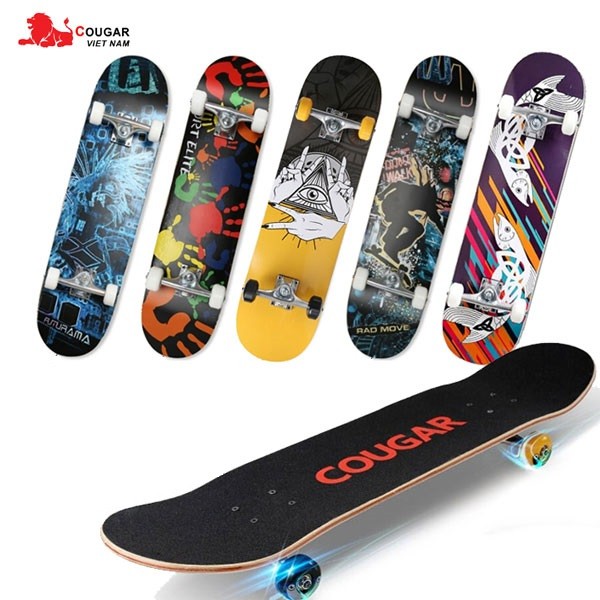 Ván trượt 9 lớp COUGAR kèm túi đeo vai và bộ dụng cụ MH3108