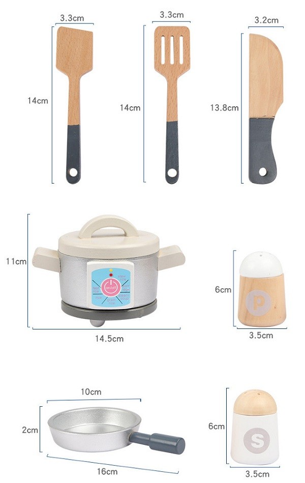 Bộ đồ chơi nhà bếp gỗ MSN18028