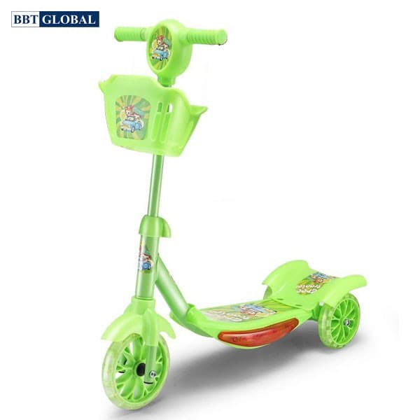 Xe trượt scooter 3 bánh có giỏ đựng đồ BBT Global KM066