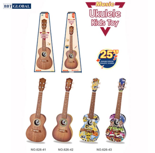 Đồ chơi đàn âm nhạc Ukulele cỡ 65cm cho bé 626-42