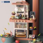Đồ chơi nấu ăn cao cấp 72cm 43 chi tiết hồng 889-184