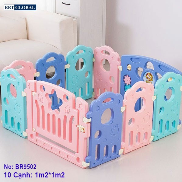 Bể bóng 16 cạnh 1.6*2m cho bé Sắc màu có đồ chơi BR9502-16 (mẫu cũ)