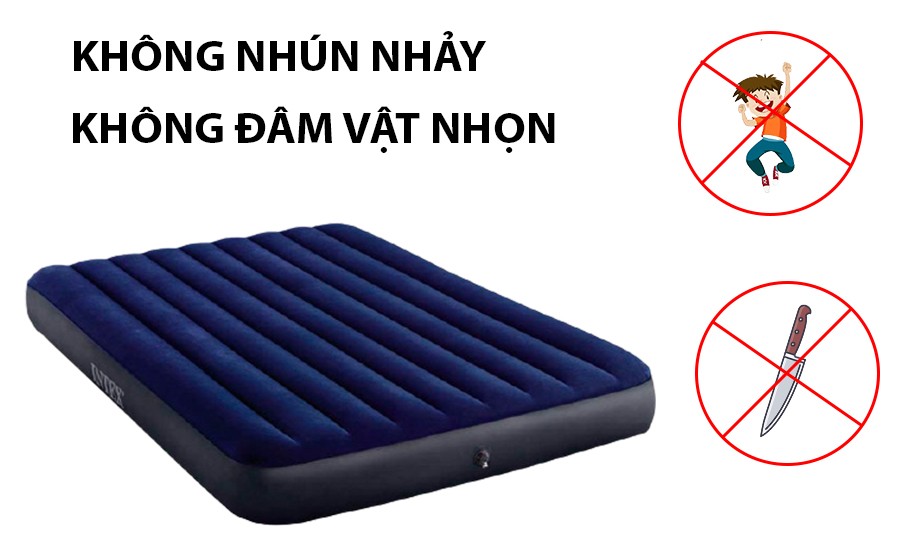HƯỚNG DẪN SỬ DỤNG ĐỆM HƠI INTEX