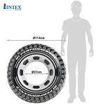 Phao bơi tròn 114cm hình lốp xe có tay cầm INTEX 56268