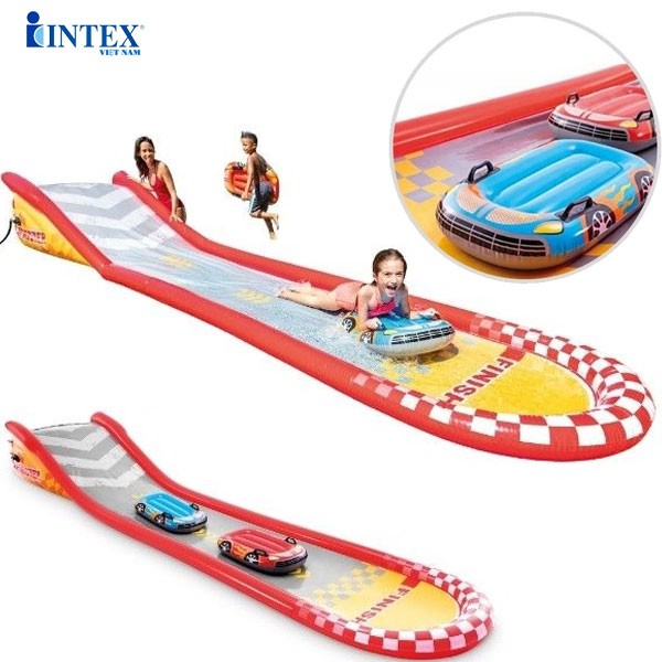 Bể bơi đường trượt nước dài 5m6 cho bé INTEX 57167