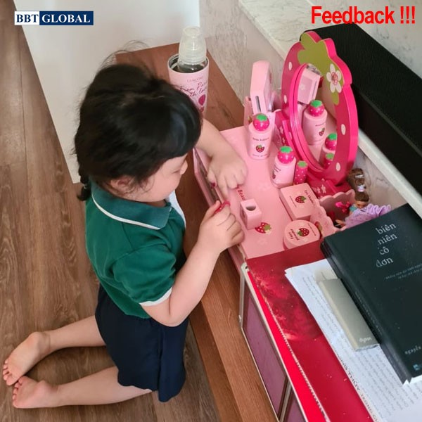 Đồ chơi trang điểm gỗ cao cấp cho bé JYNC008