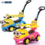 Xe chòi chân kết hợp xe đẩy Minion cao cấp SW002