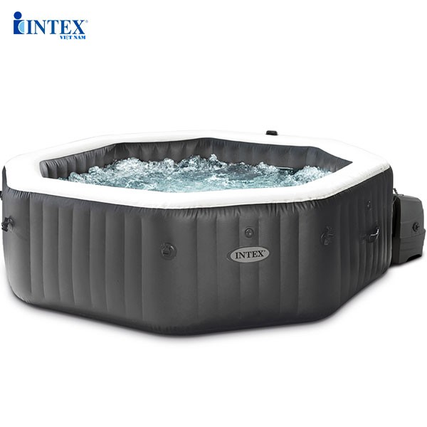 Bể bơi sục massage có máy lọc tạo clo từ muối 2m01 INTEX 28458