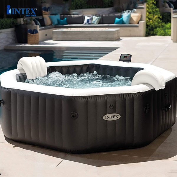 Bể bơi sục massage có máy lọc tạo clo từ muối 2m01 INTEX 28458
