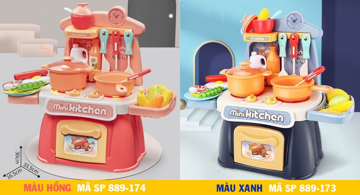 Bộ đồ chơi nấu ăn 26 chi tiết 889-174