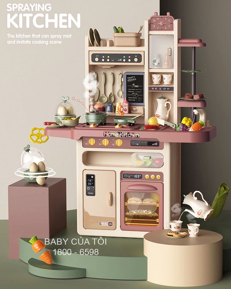 Bộ đồ chơi nấu ăn cỡ đại 65 chi tiết 889-212