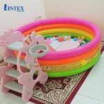 Bể bơi phao INTEX cầu vồng 4 tầng 1m68 - 56441