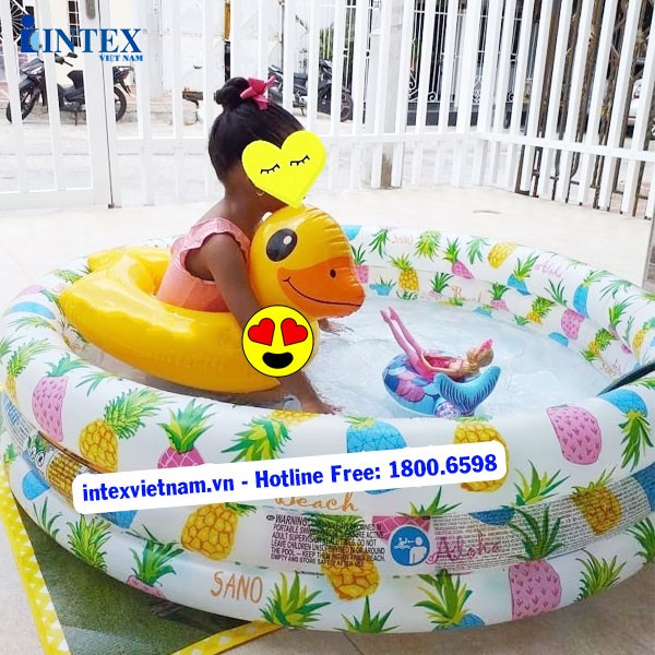 Bộ bể bơi phao 3 tiết cho bé INTEX 59469