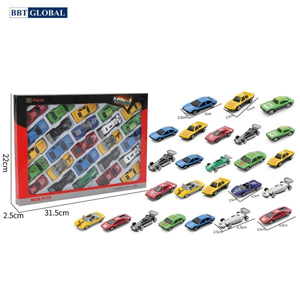 Bộ sưu tập mô hình kim loại 25 siêu xe cho bé LA-025