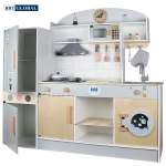 Đồ chơi nấu ăn gỗ cao cấp BBT GLOBAL cỡ lớn có đèn và âm thanh MSN21001