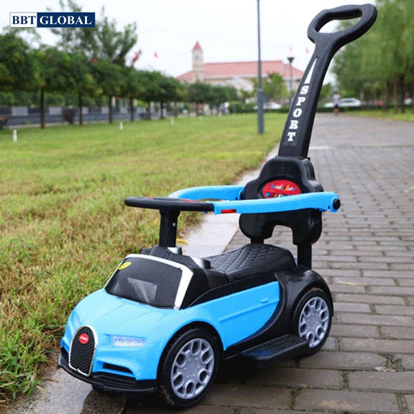 Ô tô chòi chân cho bé kết hợp xe lắc và xe đẩy có nhạc SW009