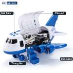 Đồ chơi mô hình máy bay cảnh sát có đèn và nhạc 660-A242