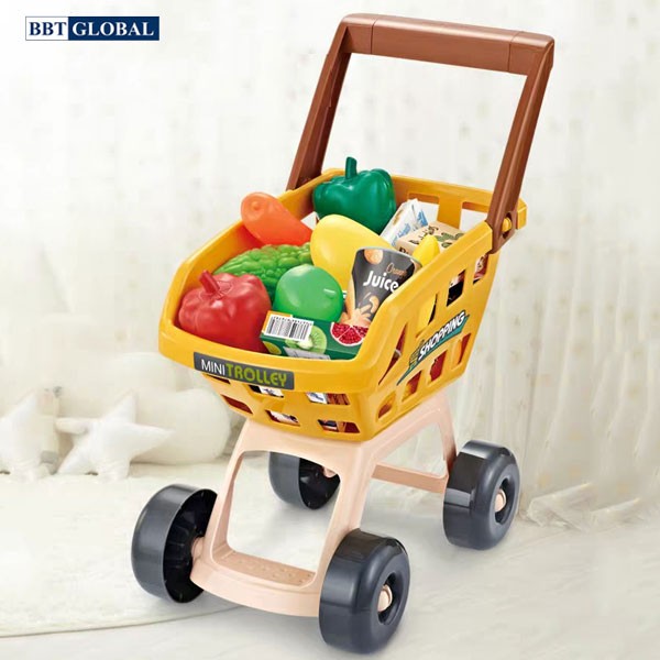 Đồ chơi quầy siêu thị có xe đẩy cho bé 668-78