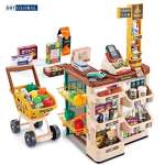 Đồ chơi quầy siêu thị có xe đẩy cho bé 668-78