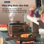 Đồ chơi nấu ăn 63cm 42 chi tiết xanh có khói 889-187