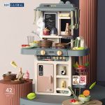 Đồ chơi nấu ăn 63cm 42 chi tiết xanh có khói 889-187
