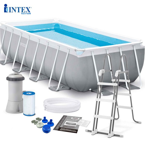Bể bơi gia đình 4mx2m PREMIUM cao cấp chịu lực INTEX 26790