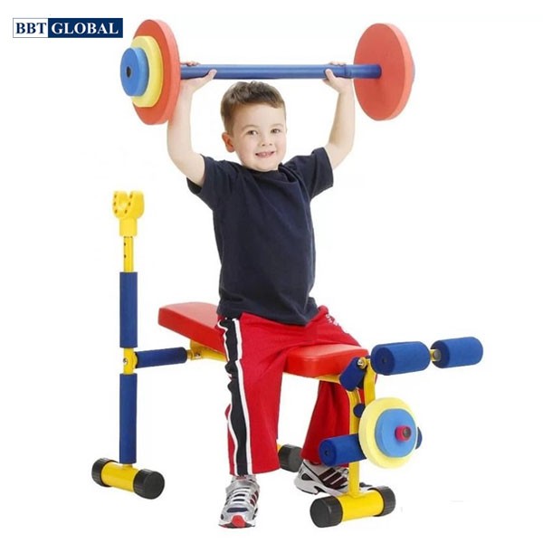 Thiết bị tập thể dục cho bé - Máy tập tạ toàn thân JS007