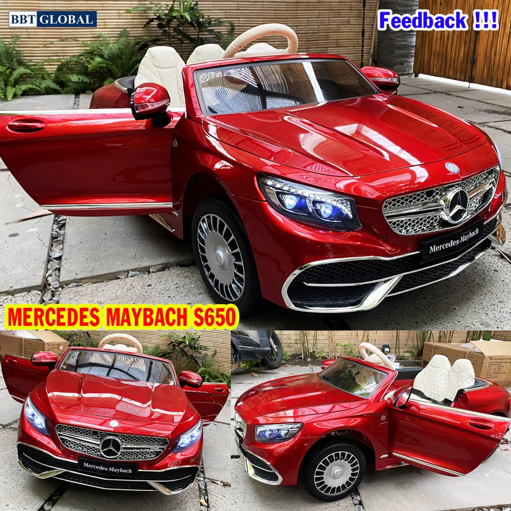 Xe ô tô điện trẻ em bản quyền cao cấp Mercedes MAYBACH S650