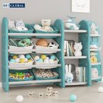 Giá kệ để đồ chơi và đồ dùng cho bé BBT Global xanh dương SH9603