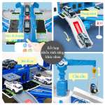 Mô hình máy bay cảnh sát có đèn và nhạc cỡ lớn SJ670C