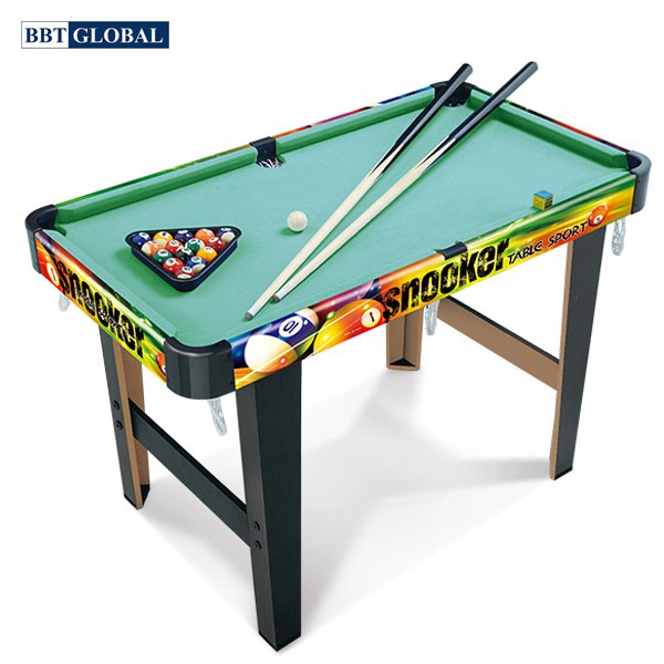 Đồ chơi bàn BI-A, BIDA, BI LẮC cho bé bằng gỗ BBT Global ZC2037+2