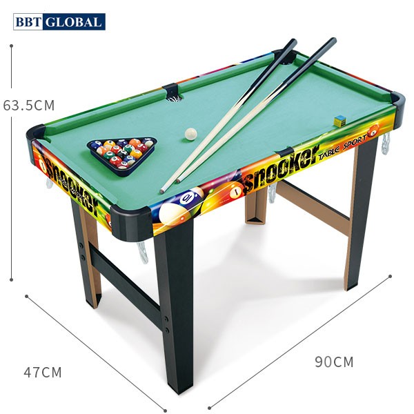 Đồ chơi bàn BI-A, BIDA, BI LẮC cho bé bằng gỗ BBT Global ZC2037+2