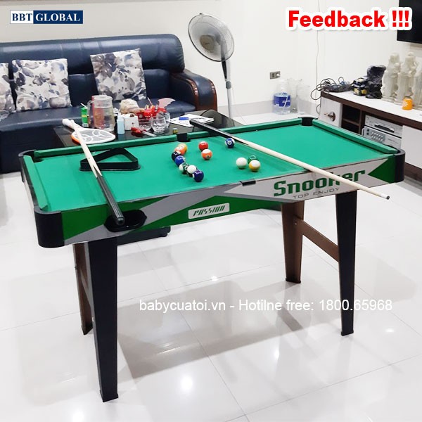Đồ chơi thể thao bàn BI A, BIDA, BI LẮC, billiard cỡ lớn cho bé 1126B