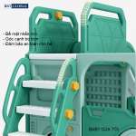 Cầu trượt xích đu xe bus đa năng máng dài BBT Global BSL313