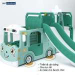 Cầu trượt xích đu xe bus đa năng máng dài BBT Global BSL313