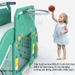 Cầu trượt xích đu xe bus đa năng máng dài BBT Global BSL313