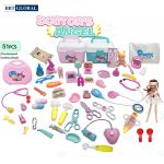 Đồ chơi bác sĩ cho bé 51 chi tiết 2 búp bê G007