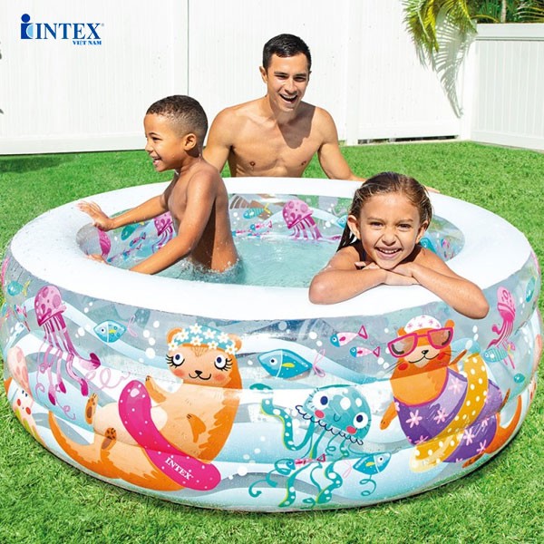 Bể bơi phao cho bé hình tròn 1m52 INTEX 58480