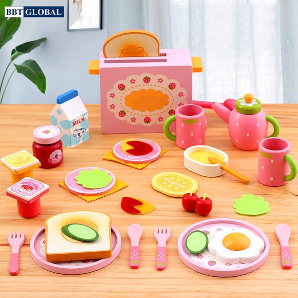 Đồ chơi nấu ăn nhanh bằng gỗ cao cấp JYNC016