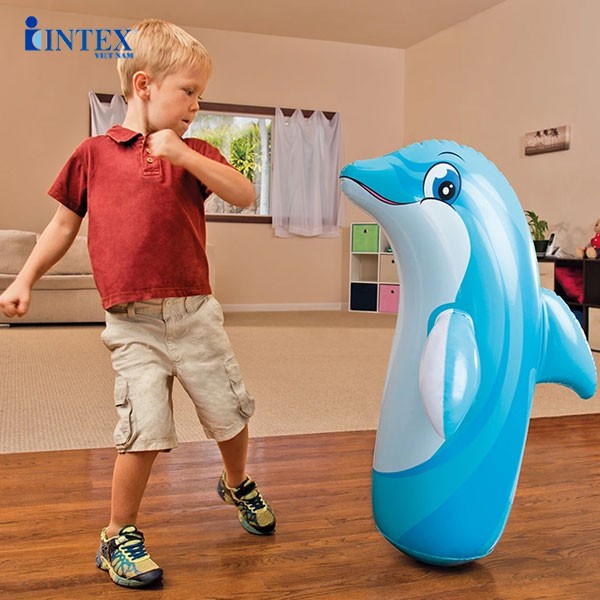 Lật đật bơm hơi luyện tập boxing tại nhà cho bé INTEX 44669