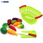 Bộ đồ chơi cắt ghép rau củ quả cao cấp 666-25