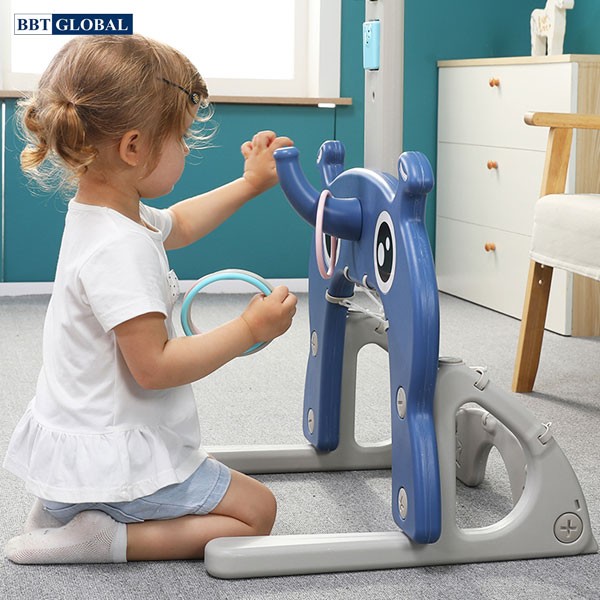 Đồ chơi cột ném bóng rổ cho bé 6 trong 1 cỡ lớn BBT GLOBAL BBR02