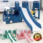 Cầu trượt xích đu xe bus đa năng máng dài BBT Global BSL313
