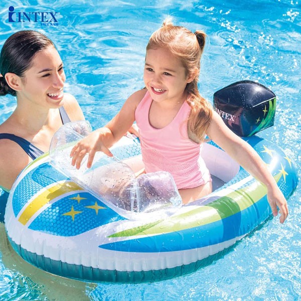 Phao bơi phi thuyền, cá và ô tô INTEX 59380