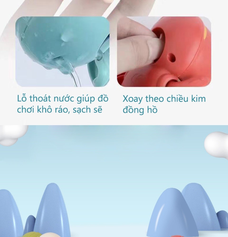 Đồ chơi trong bể tắm rùa con tinh nghịch OK-8098
