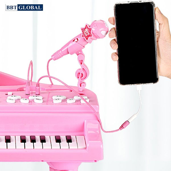 Đồ chơi đàn Piano 37 phím có ghế ngồi cho bé 881B