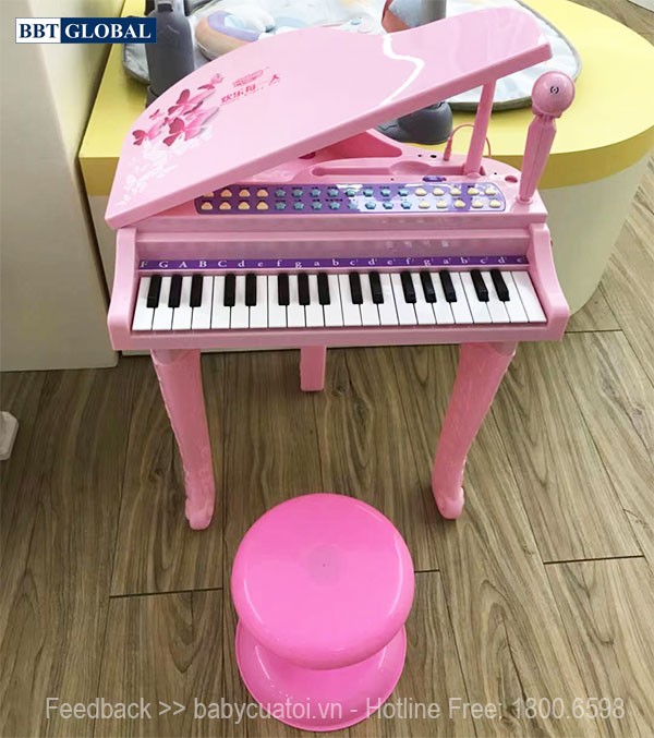 Đồ chơi đàn Piano CỠ LỚN 37 phím có ghế ngồi cho bé 9527