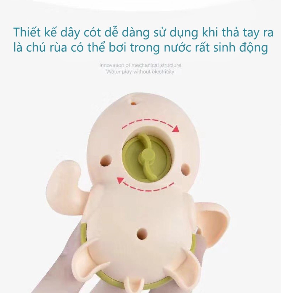 Đồ chơi trong bể tắm rùa con tinh nghịch OK-8098
